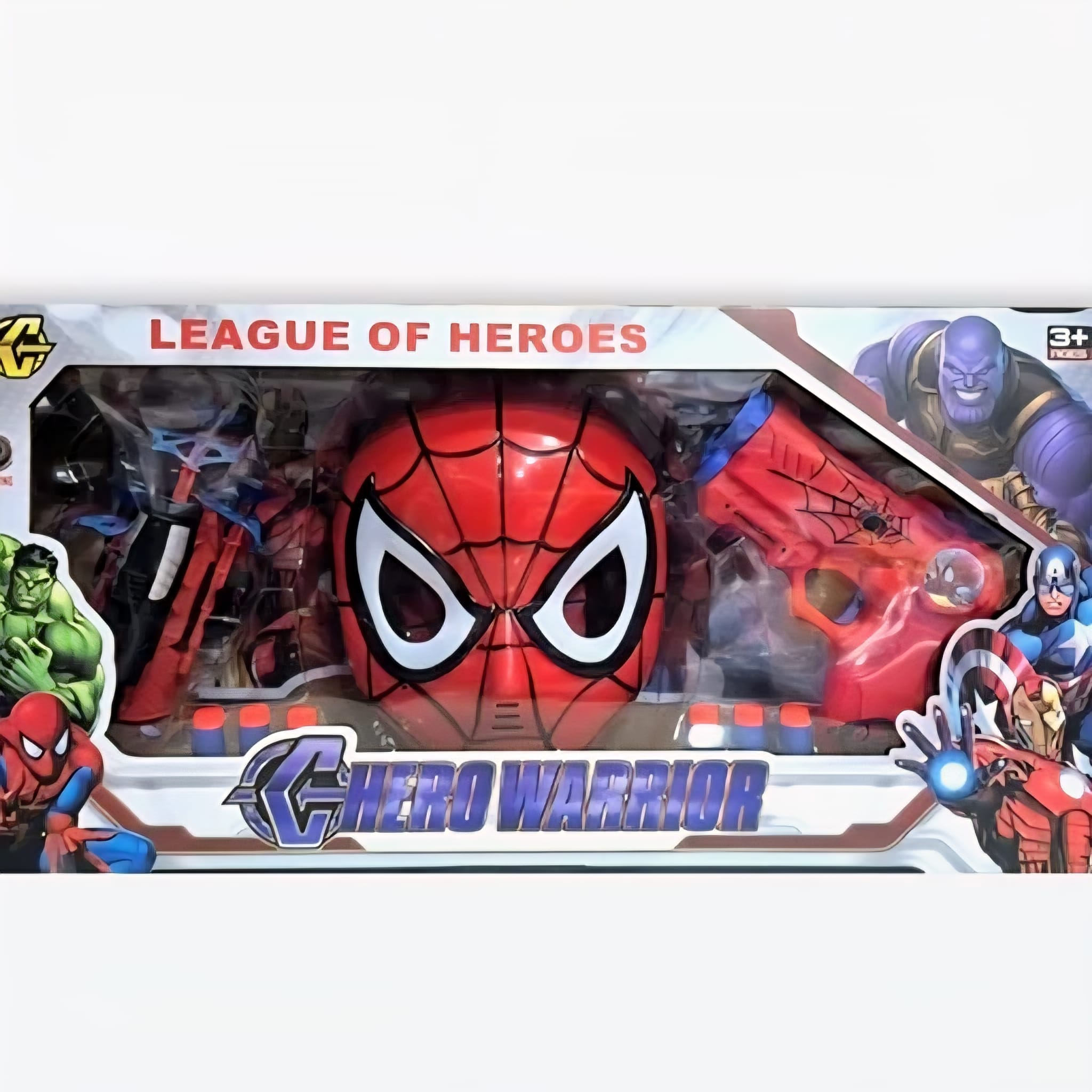 ست نقاب و تفنگ Spider-Man مدل 327